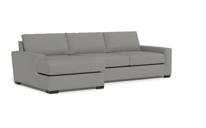 Mas Mesa 123" Deep Left Chaise Sectional - Alley Pepper