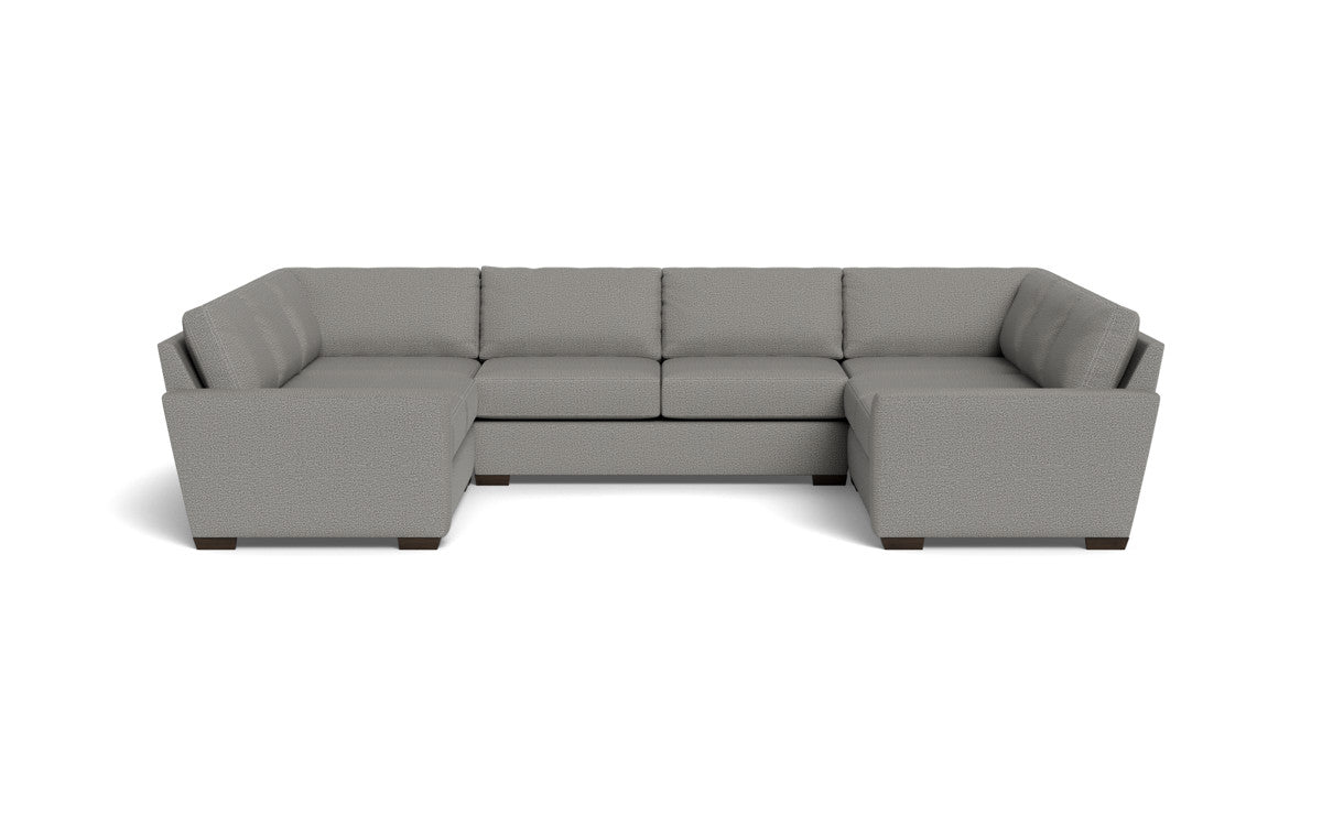 Mas Mesa 166" Deep Condo U Sectional - Alley Pepper