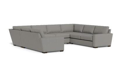 Mas Mesa 166" Deep Condo U Sectional - Alley Pepper