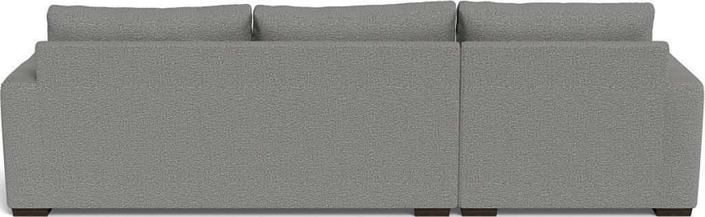 Mesa 123" Left Chaise Sectional - Alley Pepper
