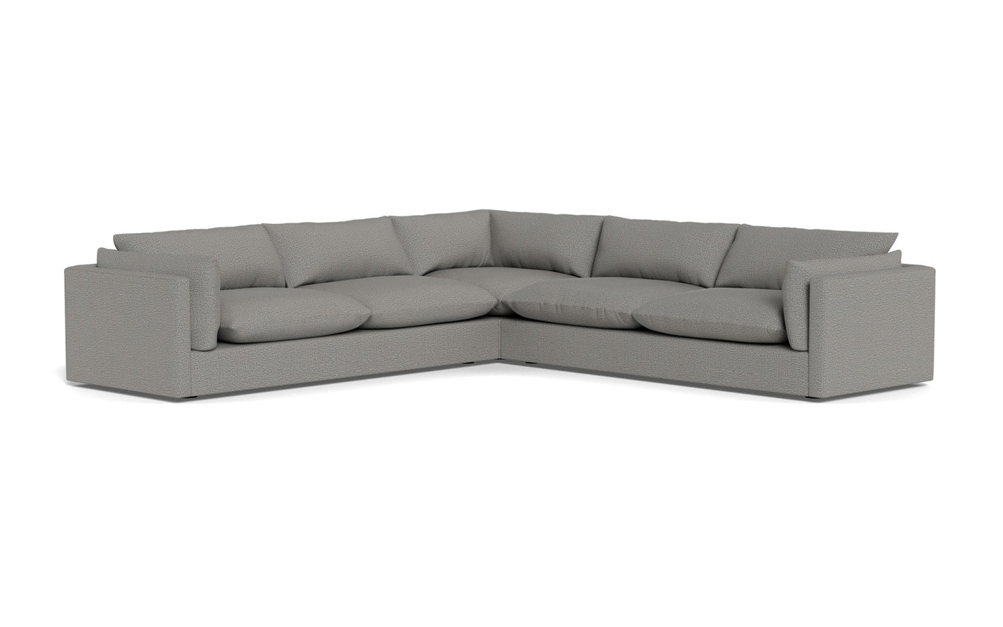 SoCo 124" Corner Sectional - Alley Pepper