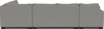 Track 141" Corner Sectionals W. Full Sleeper & Left Chaise - Alley Pepper