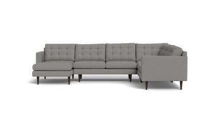 Wallace 131" Corner Sectionals w. Left Chaise - Alley Pepper
