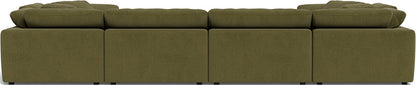 Fluffy 4 Corner U Sectional