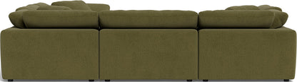 Fluffy 6 Piece Sectional W/Ottoman - Amigo II Garden