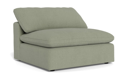 Fluffy Armless Chair - Amigo II Sage