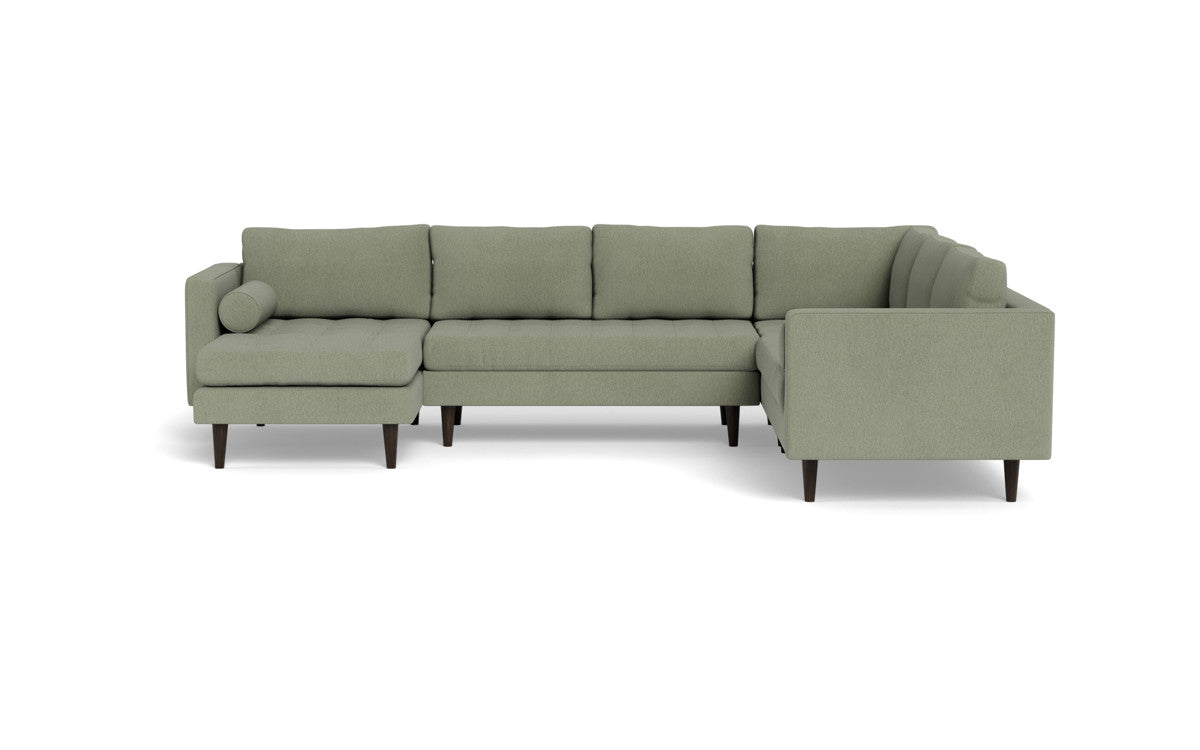 Ladybird 133" Corner Sectional with Left Chaise - Amigo II Sage