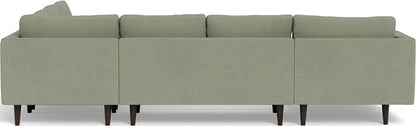 Ladybird 133" Corner Sectional with Left Chaise - Amigo II Sage