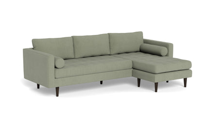 Ladybird 104" Reversible Sofa Chaise - Amigo II Sage