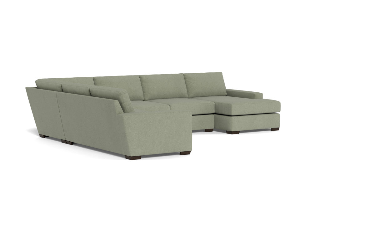 Mas Mesa 162" Deep Corner Sectionals w. Right Chaise - Amigo II Sage