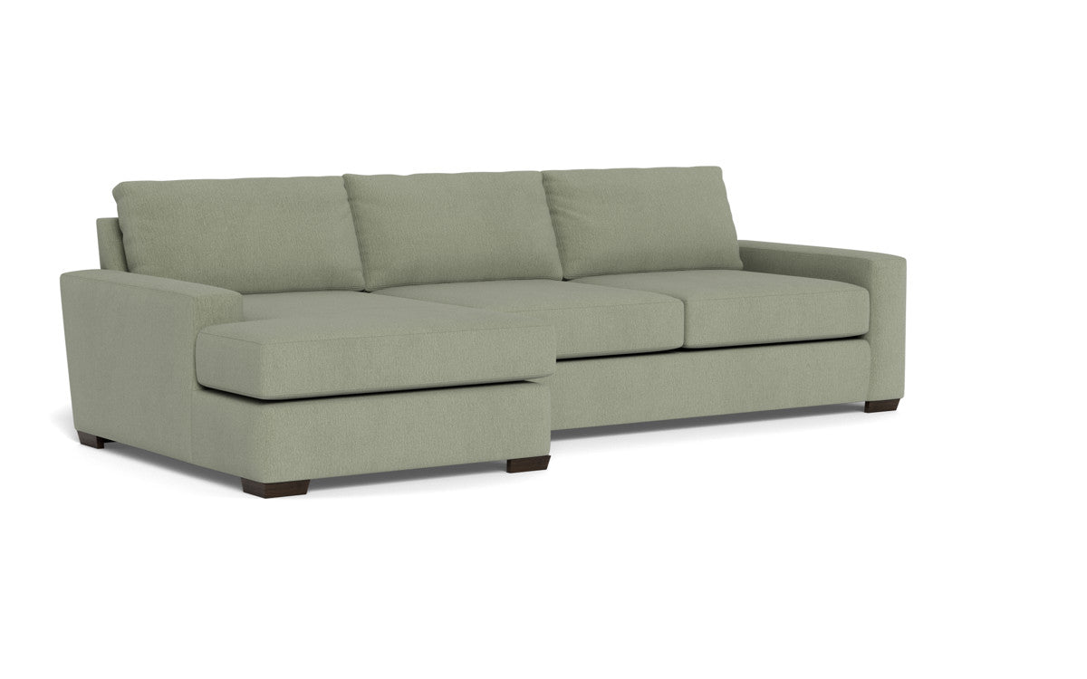 Mas Mesa 123" Deep Left Chaise Sectional - Amigo II Sage