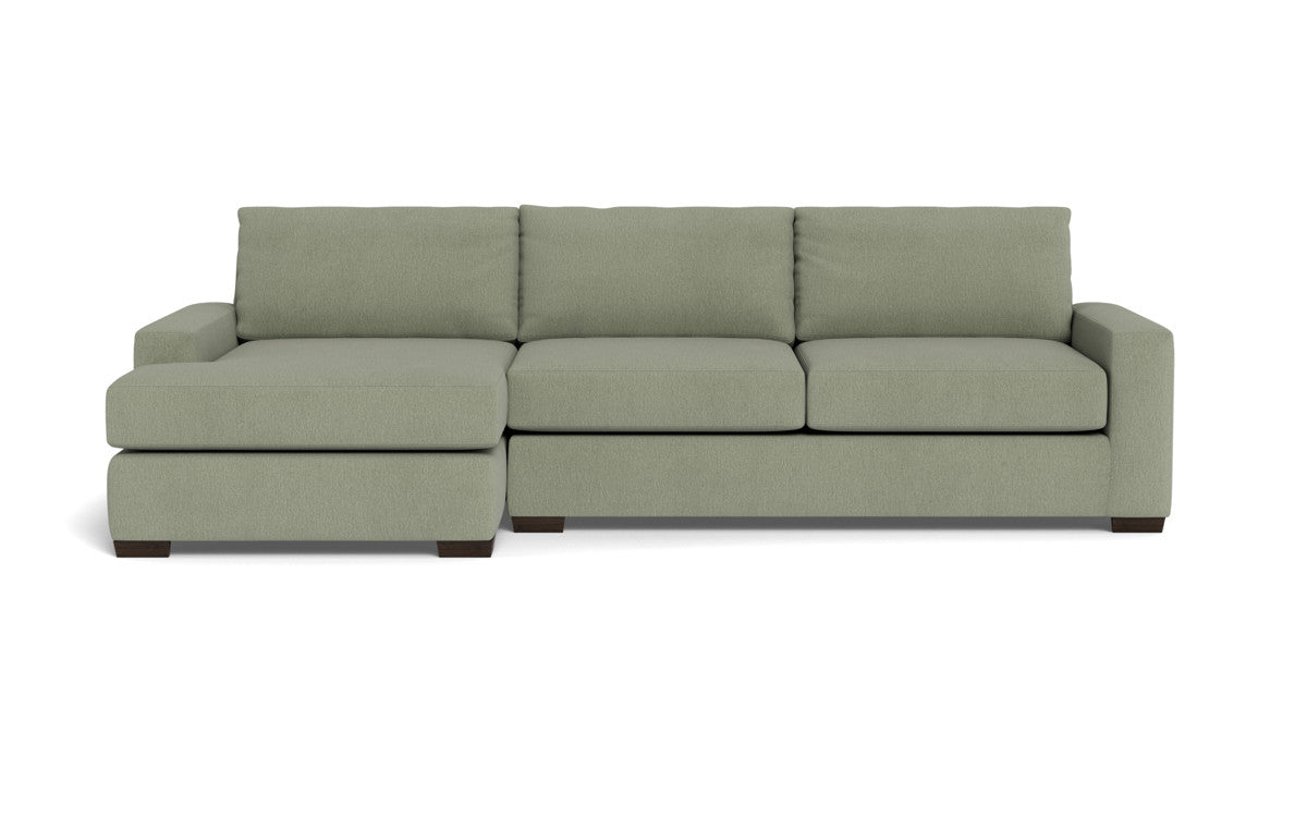 Mas Mesa 123" Deep Left Chaise Sectional - Amigo II Sage