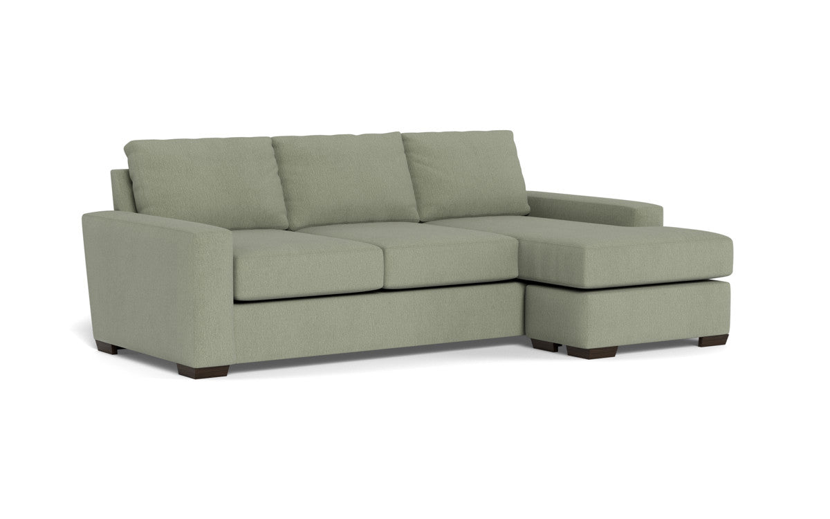 Mas Mesa 101" Deep Reversible Sofa Chaise - Amigo II Sage