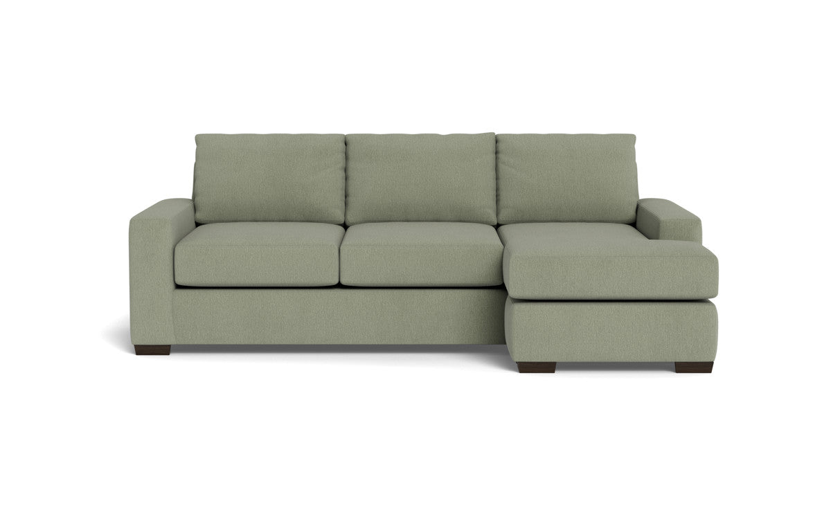 Mas Mesa 101" Deep Reversible Sofa Chaise - Amigo II Sage