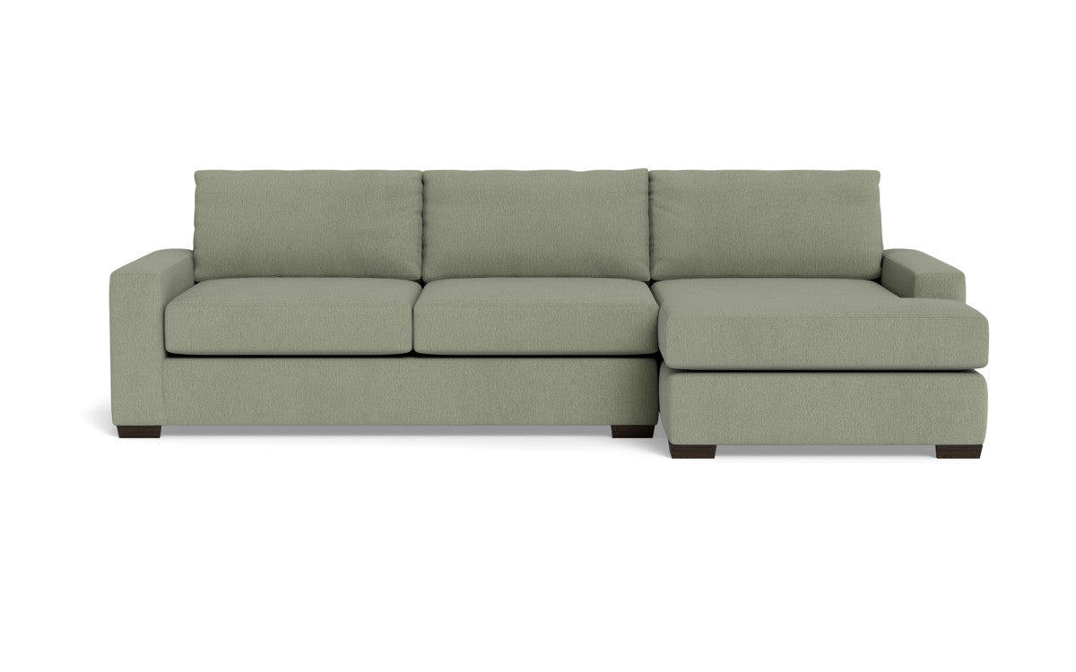 Mas Mesa 123" Deep Right Chaise Sectional - Amigo II Sage