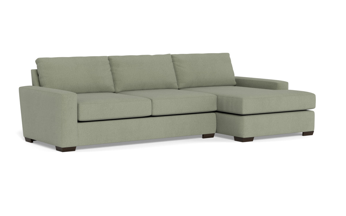 Mas Mesa 123" Deep Right Chaise Sectional - Amigo II Sage