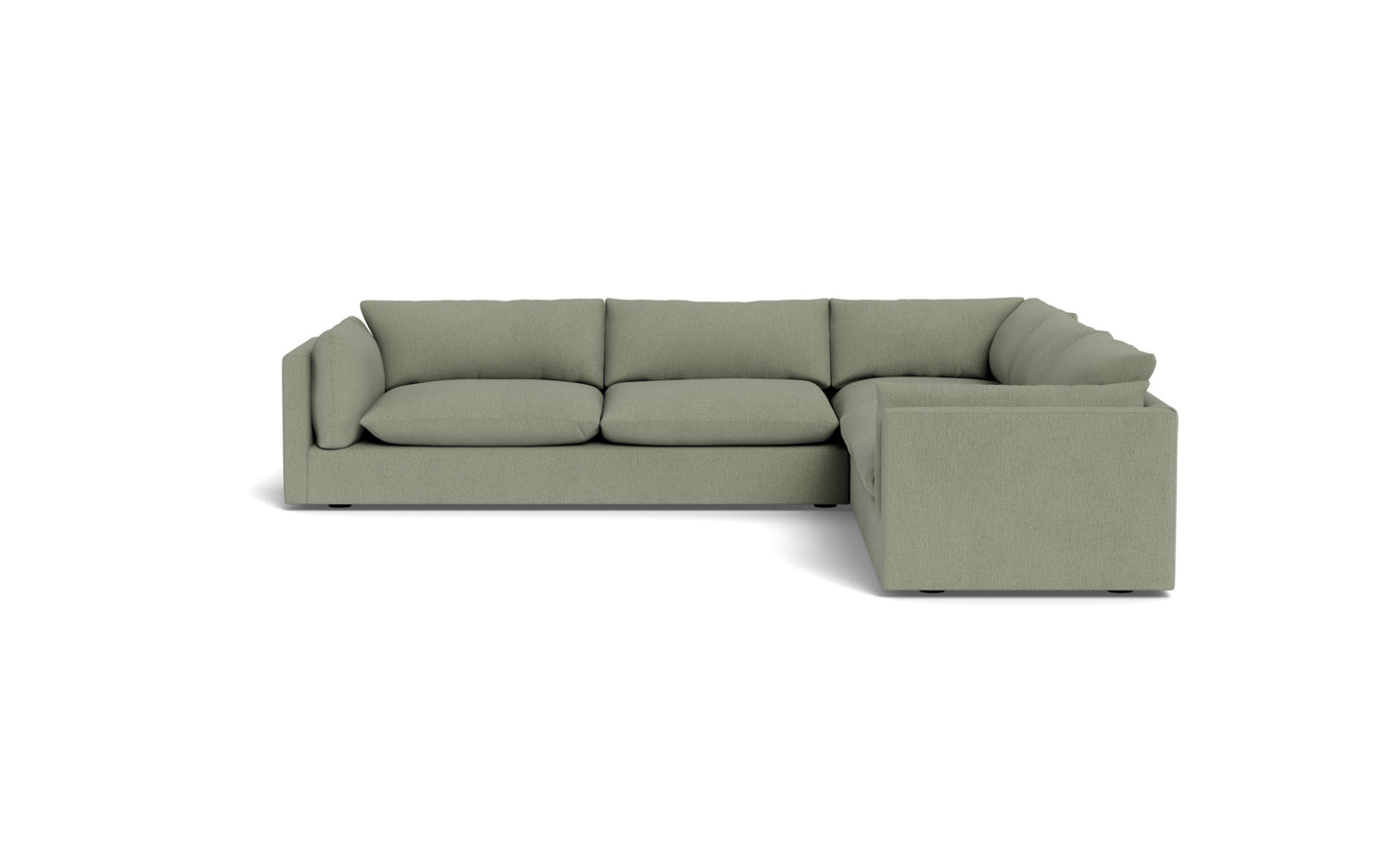 SoCo 124" Corner Sectional - Amigo II Sage