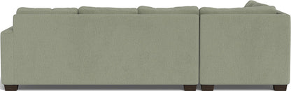 Track 121" Left Chaise Sectional - Amigo II Sage