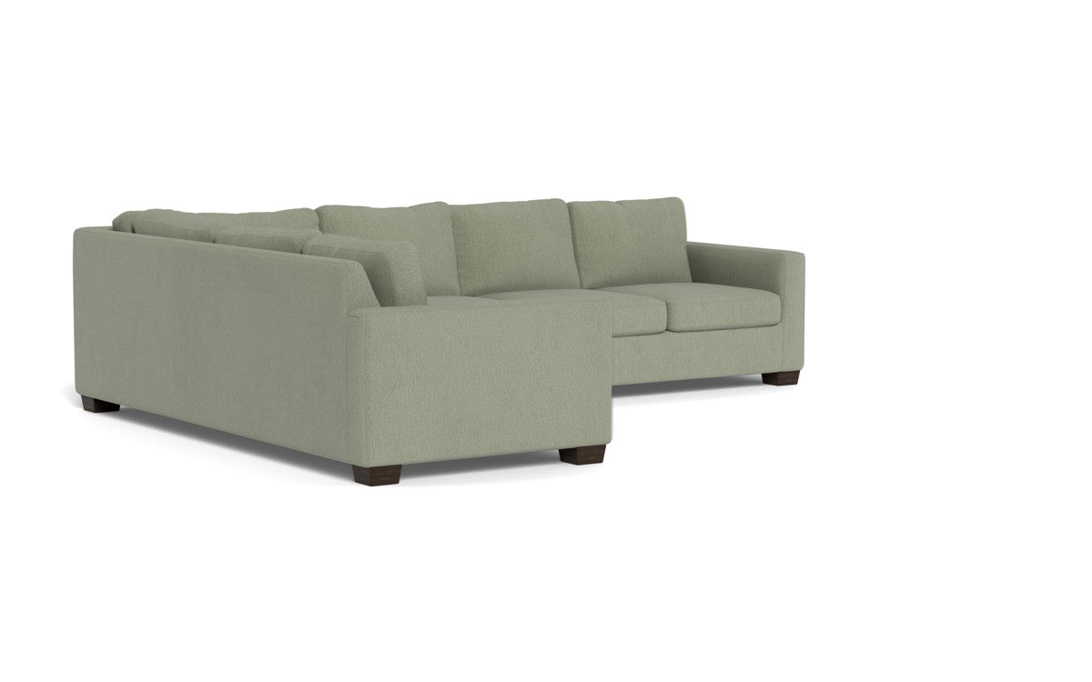Track 121" Left Corner Sectional - Amigo II Sage