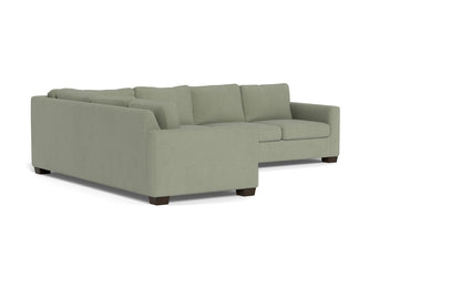 Track 121" Left Corner Sectional - Amigo II Sage
