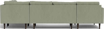 Wallace 131" Corner Sectionals w. Left Chaise - Amigo II Sage