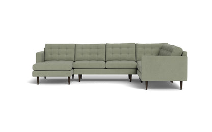 Wallace 131" Corner Sectionals w. Left Chaise - Amigo II Sage