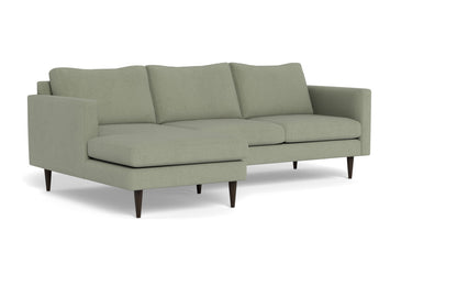 Wallace 98" Untufted Left Chaise Sectional - Amigo II Sage
