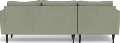 Wallace 98" Untufted Left Chaise Sectional - Amigo II Sage