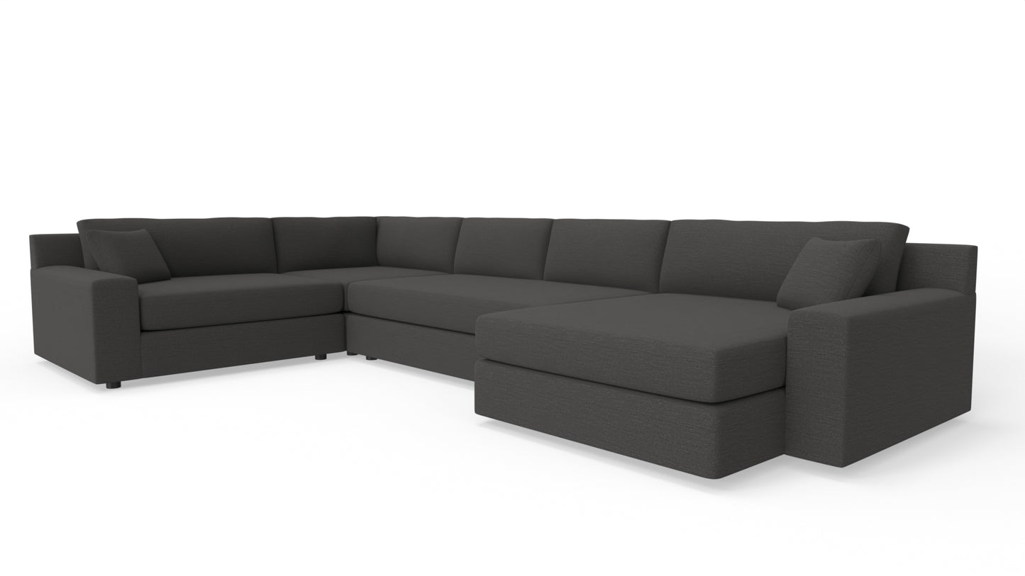 Lago Vista 182" Corner Sectional With Right Chaise