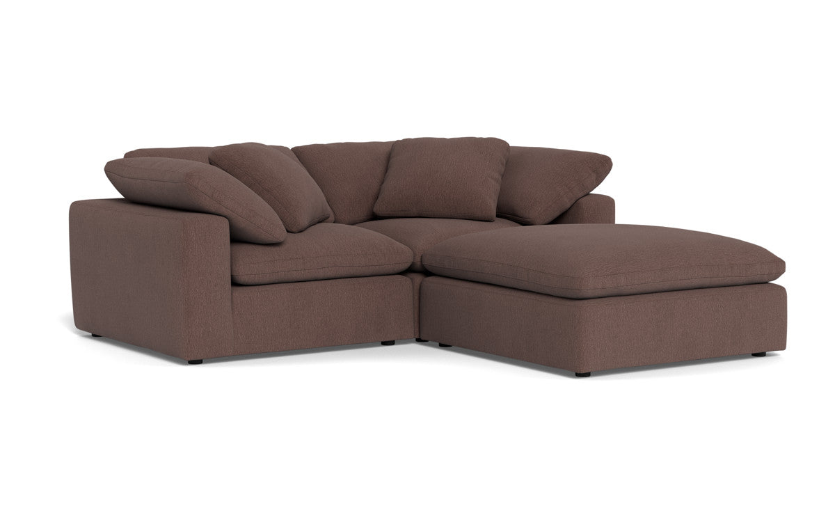 Fluffy 2 Piece Sofa w/Otto - Amigo II Dusk