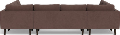 Ladybird 134" U Sectional - Amigo II Dusk