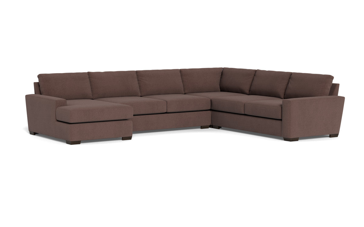 Mas Mesa 162" Deep Corner Sectionals w. Left Chaise - Amigo II Dusk