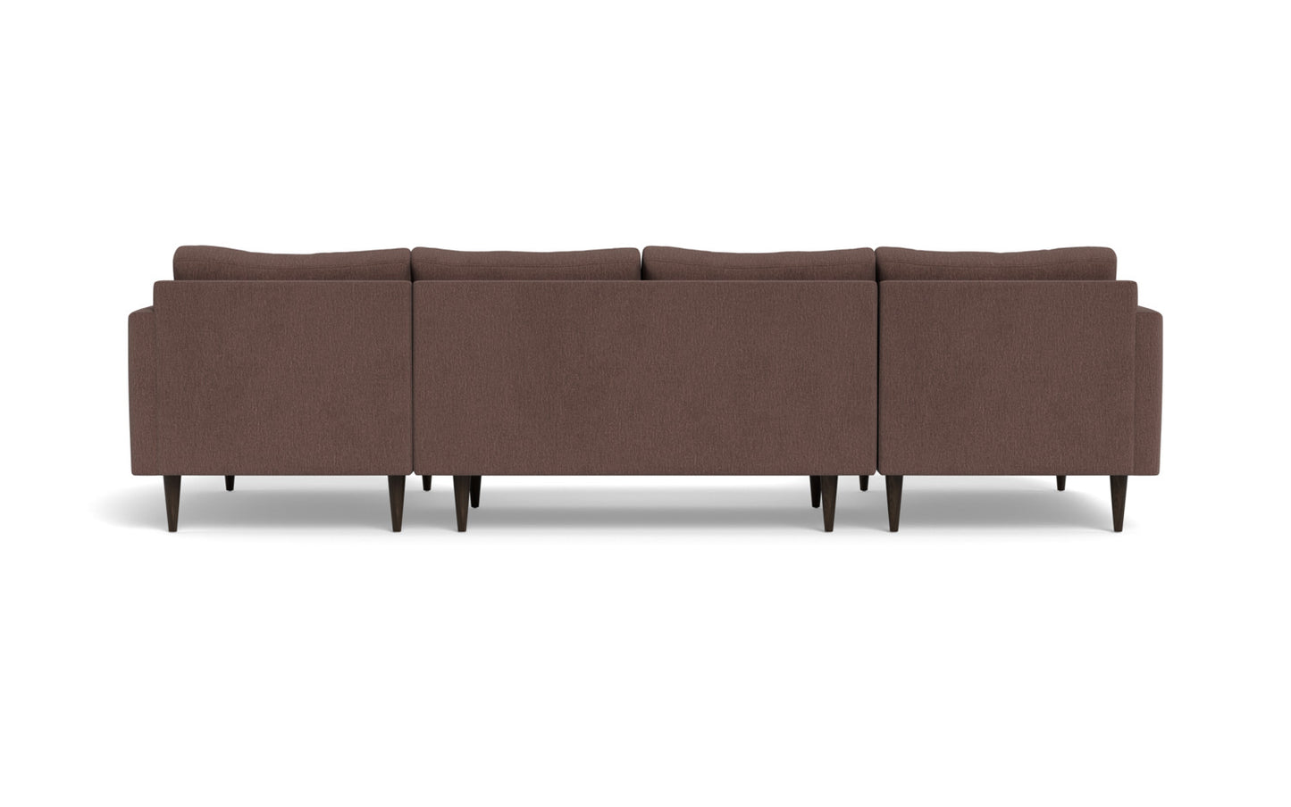 Wallace 126" Untufted Double Chaise U Sectional