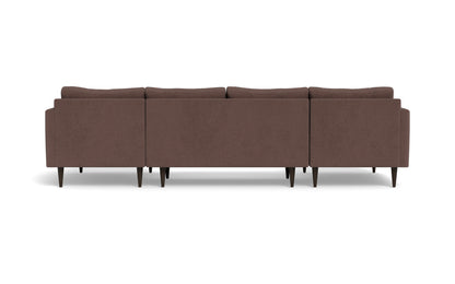 Wallace 126" Untufted Double Chaise U Sectional