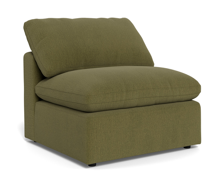Fluffy Small Armless Chair - Amigo II Garden