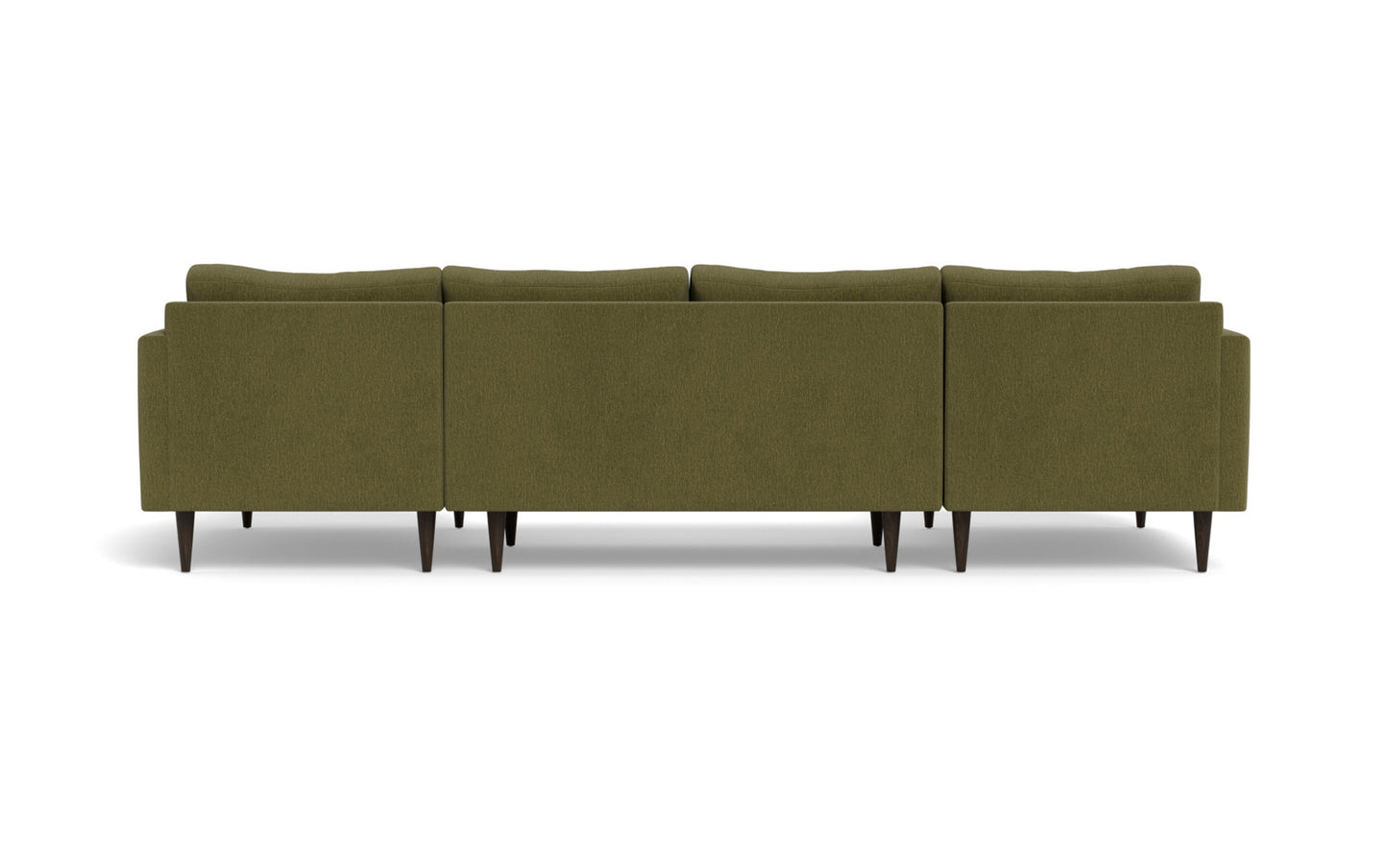 Wallace 126" Untufted Double Chaise U Sectional