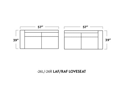 Track Laf Loveseat