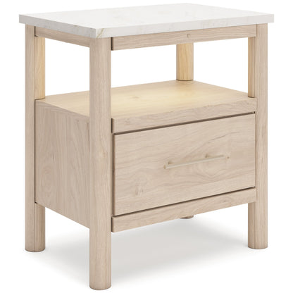 Cadyn Bleached Blonde Nightstand