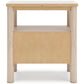 Cadyn Bleached Blonde Nightstand