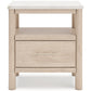 Cadyn Bleached Blonde Nightstand