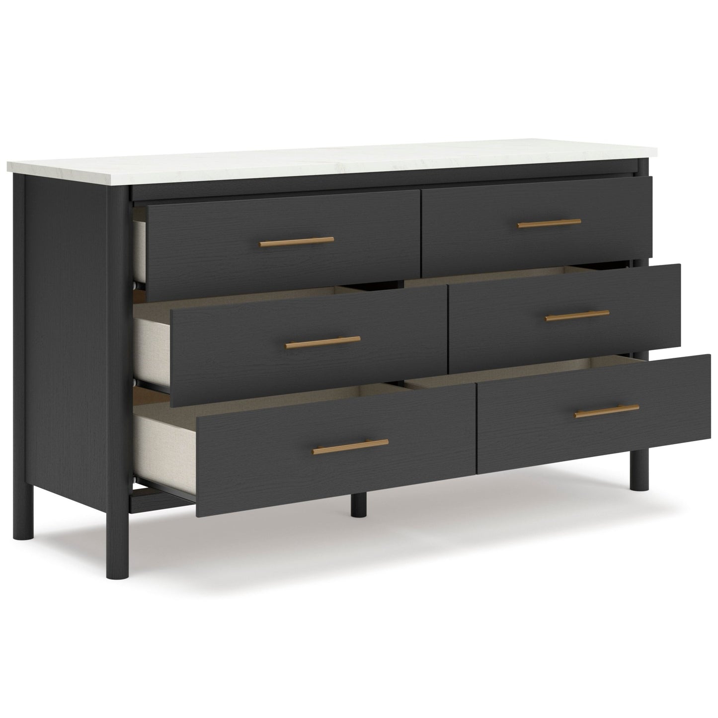 Cadyn Matte Black Dresser