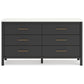 Cadyn Matte Black Dresser