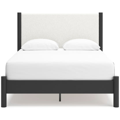 Cadyn Matte Black Queen Bed