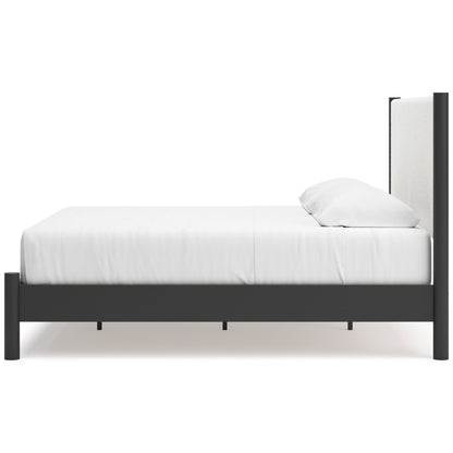 Cadyn Matte Black King Bed