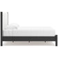 Cadyn Matte Black King Bed