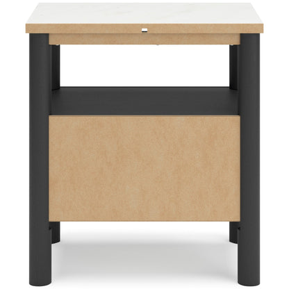 Cadyn Matte Black Nightstand