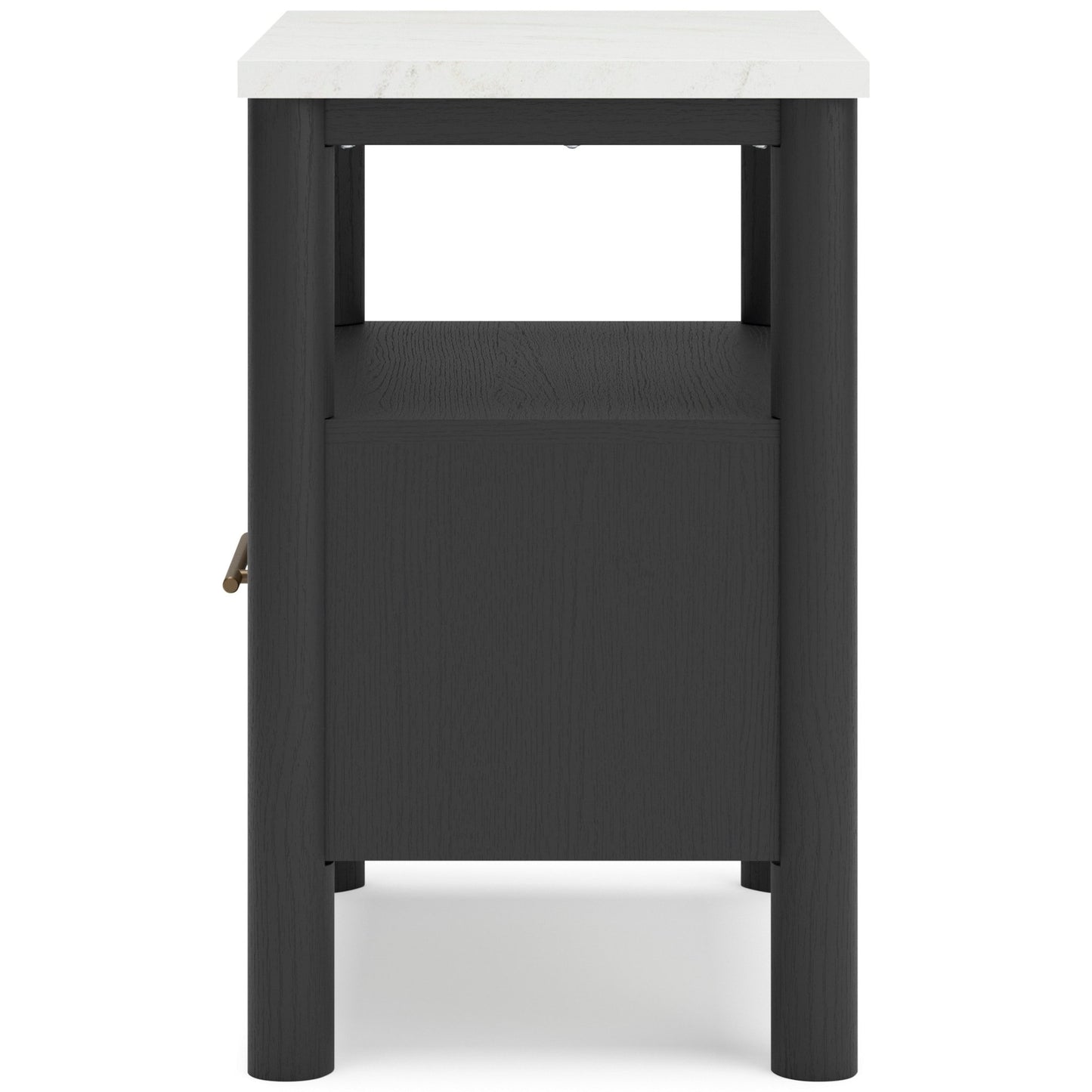 Cadyn Matte Black Nightstand