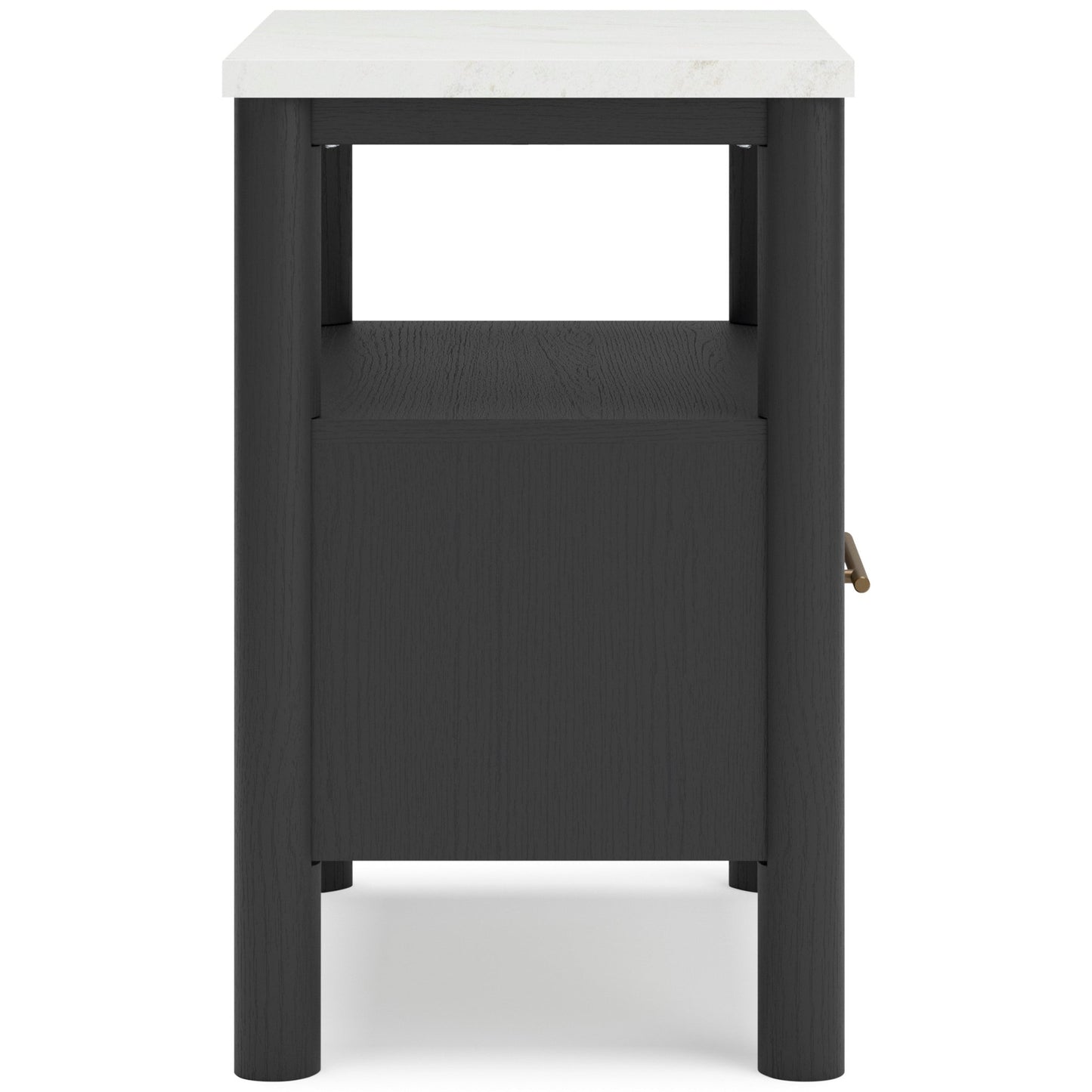 Cadyn Matte Black Nightstand