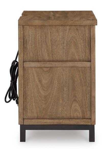 Thomas Two Drawer Nightstand -