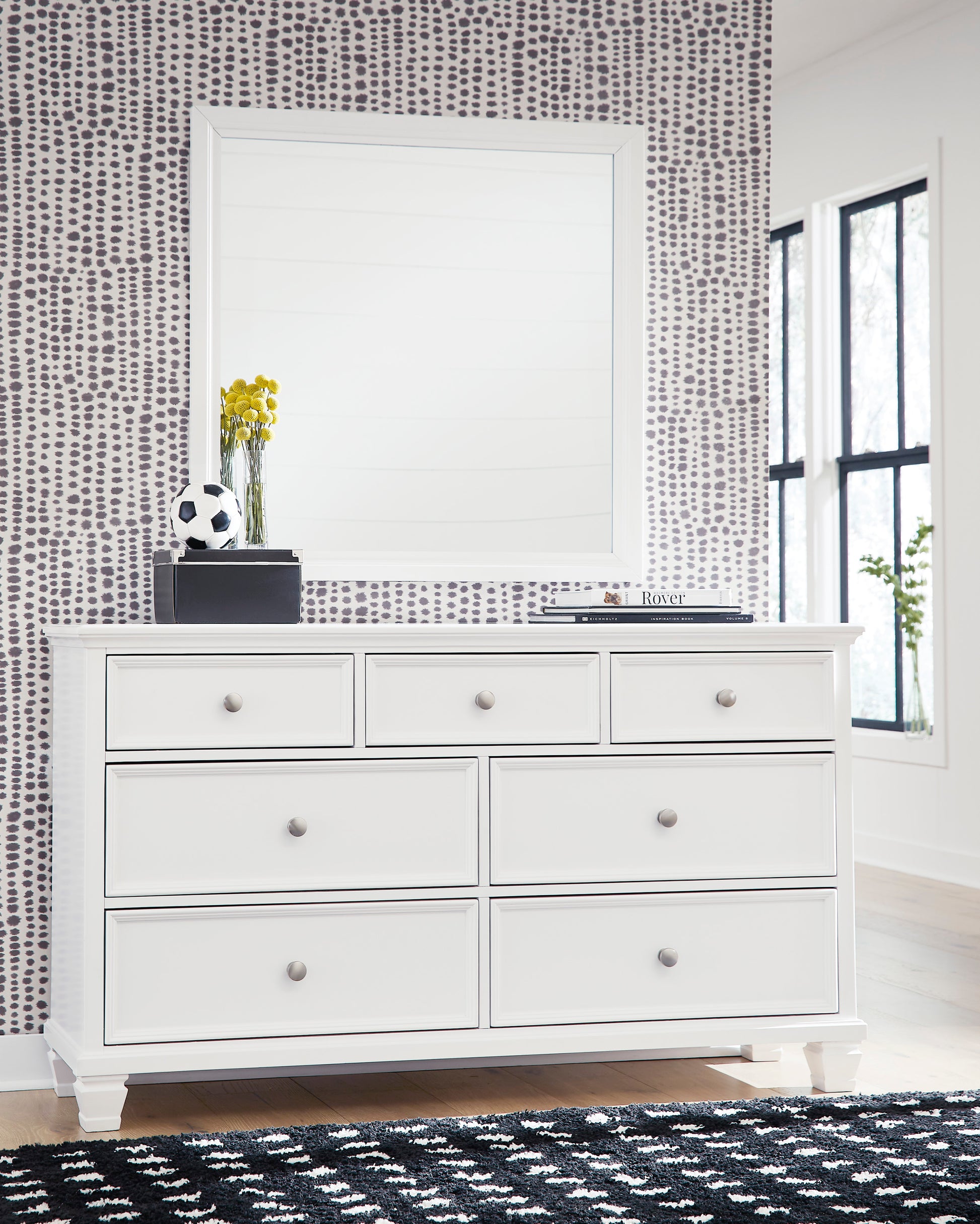 Florence Dresser and Mirror -